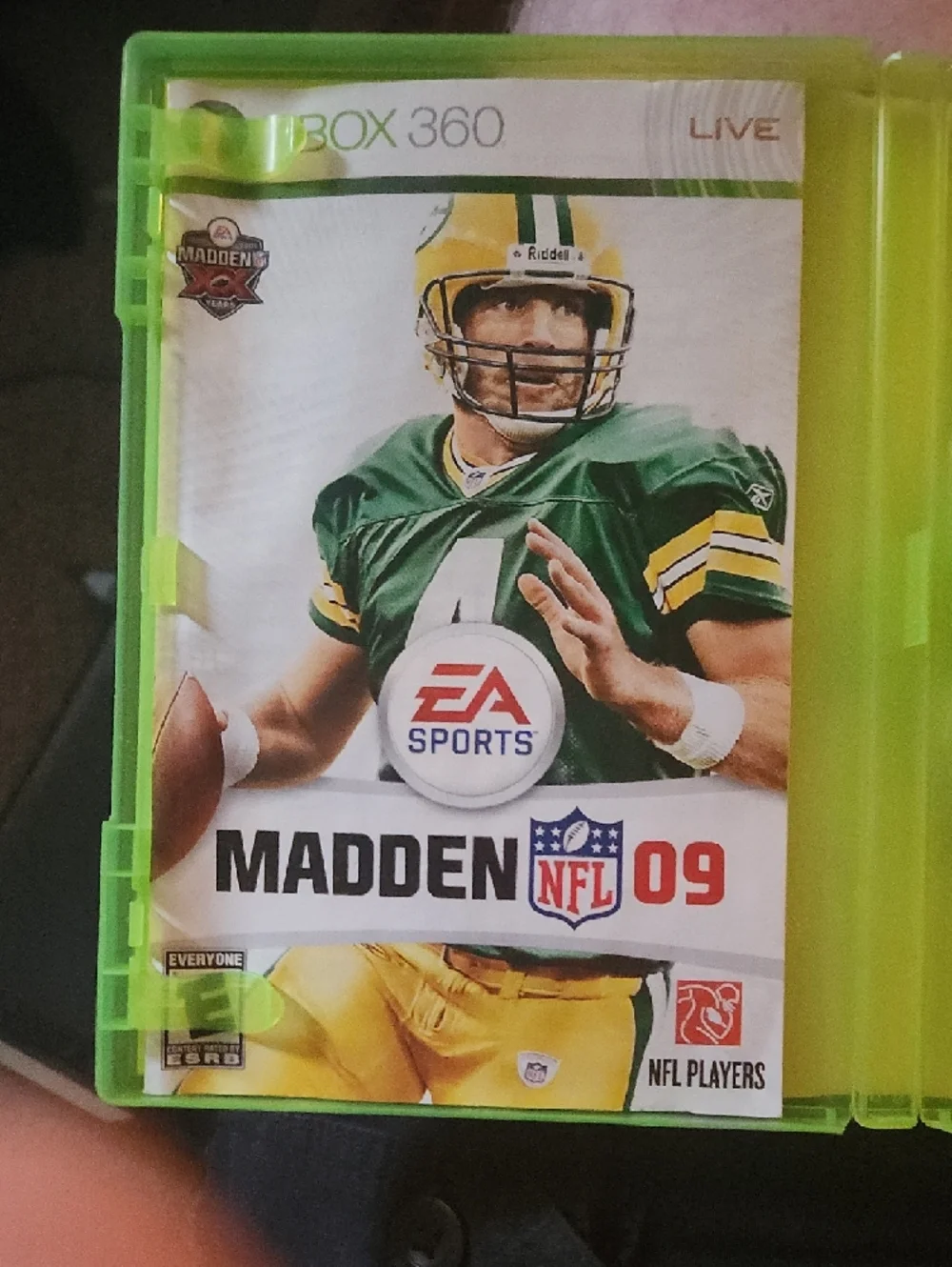Microsoft Xbox 360 Madden NFL 09 - Green, Yellow, White